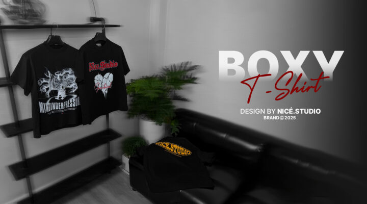 Áo thun boxy nicestudio 280gsm