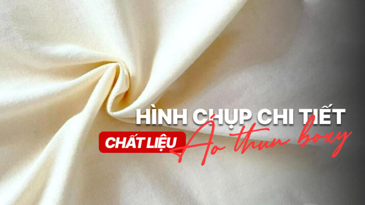 Hình ảnh chụp chi tiết áo thun boxy