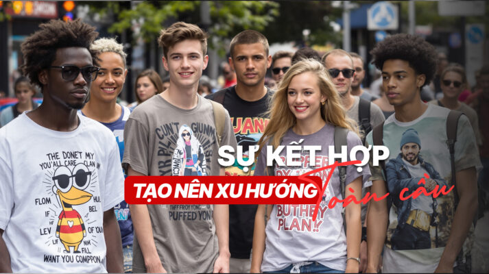xu hướng áo thun boxy toàn cầu